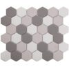 Hexagon (M) Mixed Grey
