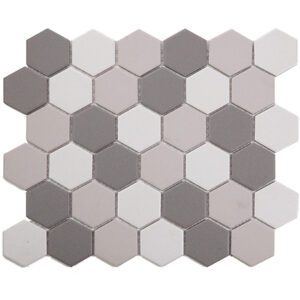 Hexagon (M) Mixed Grey