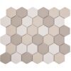 Hexagon (M) Mixed Beige