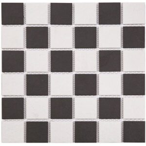 Unglazed Black / White