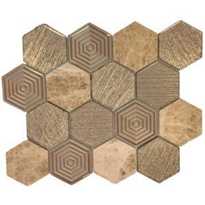 Hexagon (L) Amber