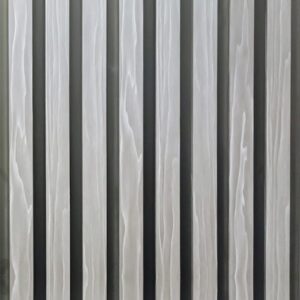 Alternative view of Striped Grey Anthracite WPC Panel