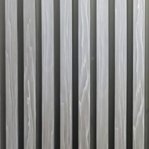 Striped Grey Anthracite WPC Panel