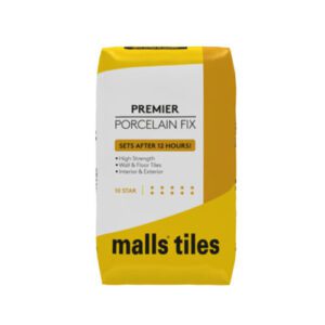Malls Premier Porcelain (12hr) Quick Setting Adhesive 20kg