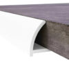 Malls Tiles PVC Round Edge Trim 9mm - White
