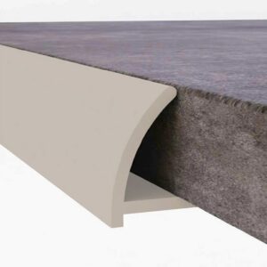 Malls Tiles PVC Round Edge Trim 12mm - Buff