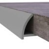 Malls Tiles PVC Round Edge Trim 12mm - Dark Grey / Dove Grey