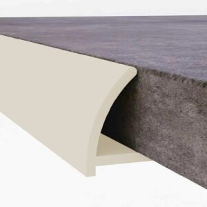 Malls Tiles PVC Round Edge Trim 12mm - Ivory / Cream