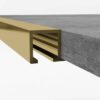 12mm Anodised Square Edge Polished Brass QEA12BR